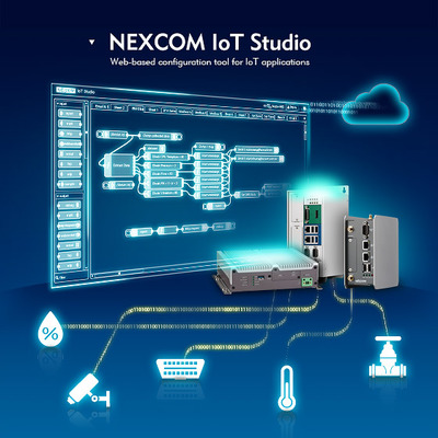 新汉免费开放NEXCOM IoT Studio联网软件工具下载，简化编程开发、加速物联网创新